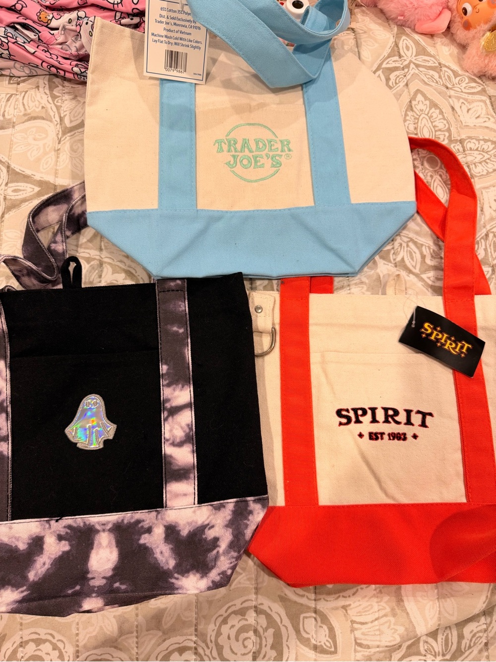 Trader Joe's Spirit Halloween Tote Bags Lot